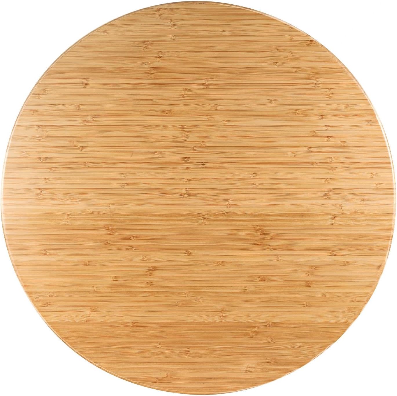 (26 Inch) Bamboo Large Lazy Susan for Dining Table Top with Heavy Duty Metal Rotating Hardware